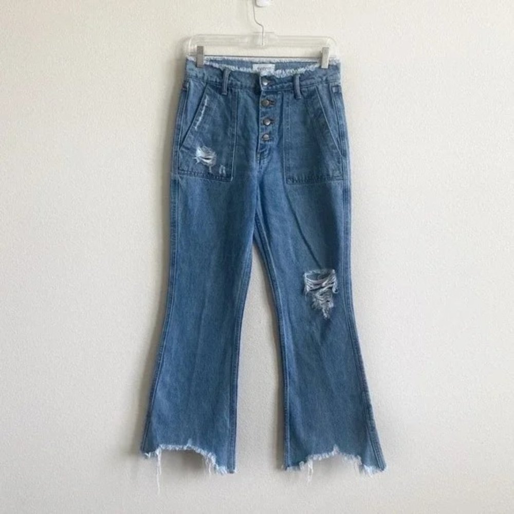 Evidnt button fly jeans. Size 27